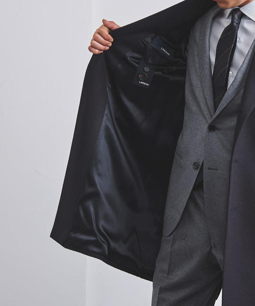 未使用級 LARDINI チェスターコート メランジ織 52 未使用級 LARDINI チェスターコート メランジ織 52 - メルカリ