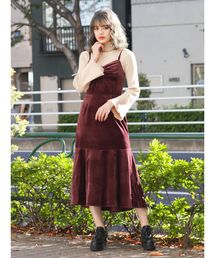 ベッチンキャミフレアマキシワンピース