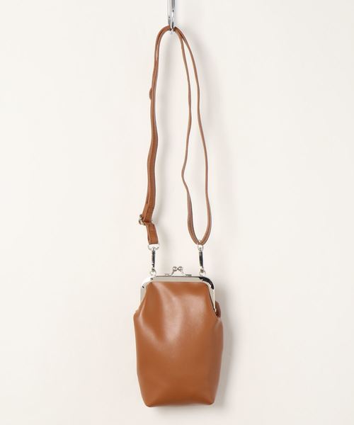 KOBE LETTUCE（コウベレタス）の「マイクロがま口スマホショルダーバッグ　ミニバッグ（ショルダーバッグ・レディース・ホワイト/ブラウン/ブラック・FREE）」の7枚目の写真