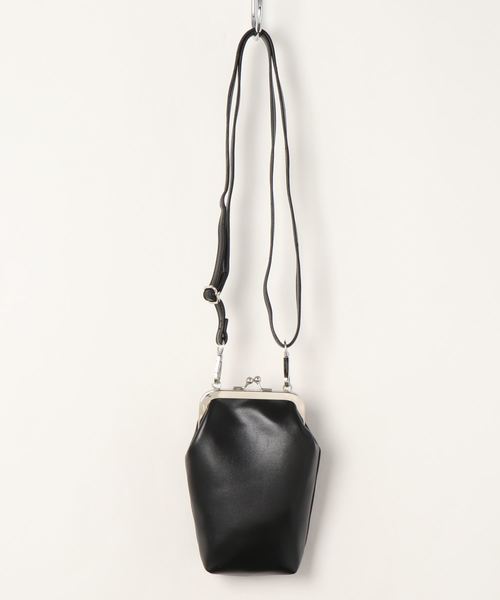 KOBE LETTUCE（コウベレタス）の「マイクロがま口スマホショルダーバッグ　ミニバッグ（ショルダーバッグ・レディース・ホワイト/ブラウン/ブラック・FREE）」の9枚目の写真