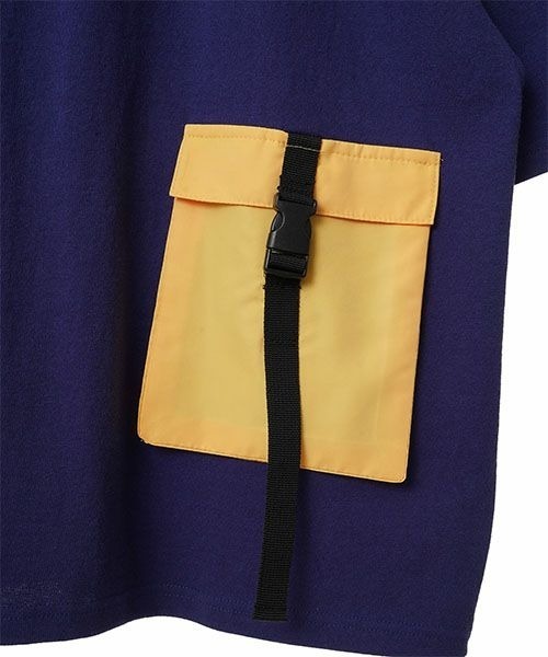 Candy Stripper（キャンディストリッパー）の「ODD CANDYS POCKET トップス（Tシャツ/カットソー・レディース・ヘザーグレー/ブラック/パープル・2）」の9枚目の写真