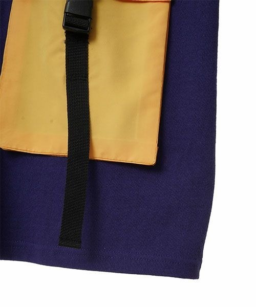 Candy Stripper（キャンディストリッパー）の「ODD CANDYS POCKET トップス（Tシャツ/カットソー・レディース・ヘザーグレー/ブラック/パープル・2）」の10枚目の写真