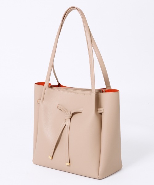 GLOBAL WORK（グローバルワーク）の「10ポケ肩掛けA4トート/861838（トートバッグ・レディース・ブラウン/ベージュ/オフホワイト/ブラック・FREE）」の4枚目の写真