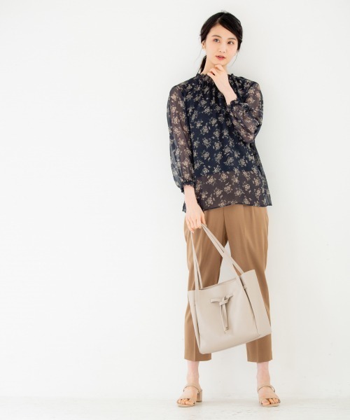 GLOBAL WORK（グローバルワーク）の「10ポケ肩掛けA4トート/861838（トートバッグ・レディース・ブラウン/ベージュ/オフホワイト/ブラック・FREE）」の22枚目の写真