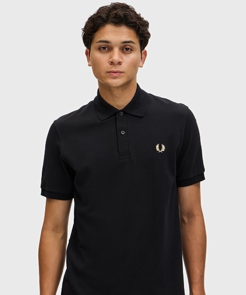 【新品未使用】フレッドペリーM3　イングランド製ポロシャツ　黒 The Fred Perry Shirt - M3／イングランド製フレッドペリー