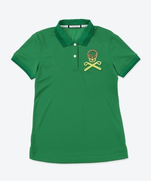 MARK & LONA(マークアンドロナ)の「Luncher Polo | WOMEN(ポロシャツ・レディース・ホワイト/オレンジ/グリーン/ネイビー・36/38/40)」の3枚目の写真