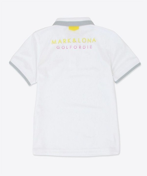 MARK & LONA(マークアンドロナ)の「Luncher Polo | WOMEN(ポロシャツ・レディース・ホワイト/オレンジ/グリーン/ネイビー・36/38/40)」の5枚目の写真
