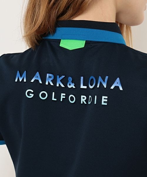 MARK & LONA(マークアンドロナ)の「Luncher Polo | WOMEN(ポロシャツ・レディース・ホワイト/オレンジ/グリーン/ネイビー・36/38/40)」の10枚目の写真