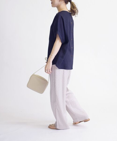 SHIPS for women - 新品 SHIPS テレデランリネンドルマンスリーブブラウス ホワイト セール】【WEB限定】〈手洗い可能〉テレデランリネンドルマン