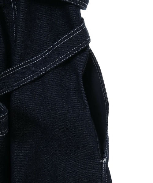 ◼️Candy Stripper◼️ W BELTED ドレス　デニムワンピース Candy Stripper（キャンディストリッパー）の「BELTED DENIM