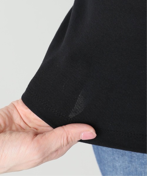 La TOTALITE(ラトータリテ)の「フライスレース付きキャミソール【手洗い可能】(Tシャツ/カットソー・レディース・ブラック/ホワイト・FREE)」の5枚目の写真