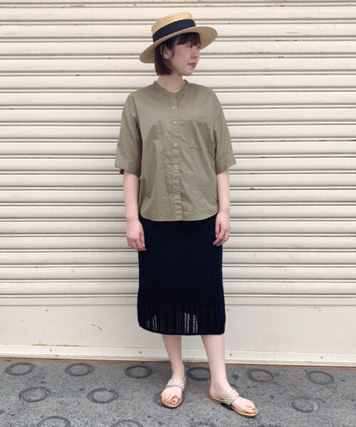 fredy repit(フレディレピ)の「バンドカラーシャツ(シャツ/ブラウス・レディース・オフホワイト/キャメル/カーキ・38)」の22枚目の写真