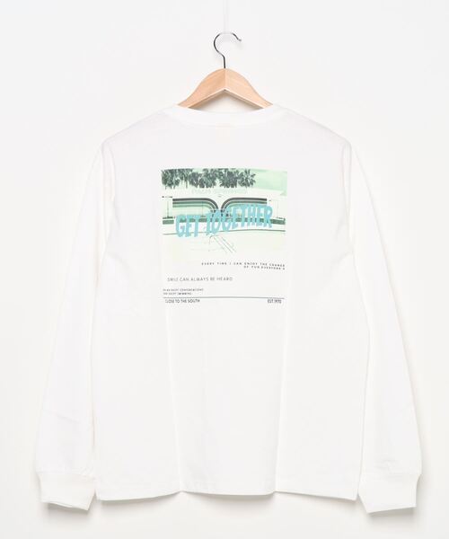 POWER TO THE PEOPLE(パワートゥーザピープル)の「POWER TO THE PEOPLE ヴィンテージイラスト&フォトプリント長袖Tシャツ(Tシャツ/カットソー・メンズ・チャコールグレー/ブラウン/オフホワイト/グリーン/サンドベージュ/ホワイト系その他/グリーン系その他/ホワイト系その他2/ホワイト系その他3/ホワイト系その他4・LL/M/L)」の19枚目の写真
