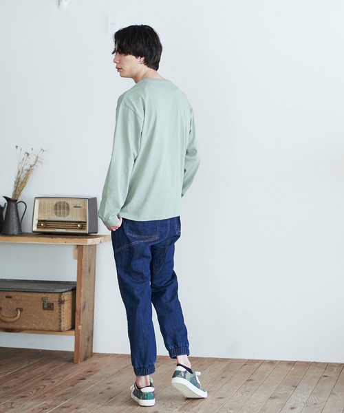 POWER TO THE PEOPLE(パワートゥーザピープル)の「POWER TO THE PEOPLE ヴィンテージイラスト&フォトプリント長袖Tシャツ(Tシャツ/カットソー・メンズ・チャコールグレー/ブラウン/オフホワイト/グリーン/サンドベージュ/ホワイト系その他/グリーン系その他/ホワイト系その他2/ホワイト系その他3/ホワイト系その他4・LL/M/L)」の17枚目の写真