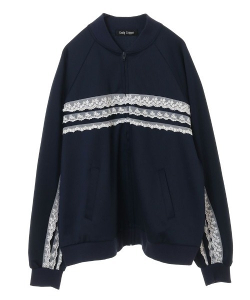 Candy Stripper（キャンディストリッパー）の「MAKE MY DAY JERSEY ブルゾン（ブルゾン・レディース・ブラック/ネイビー・2）」の7枚目の写真