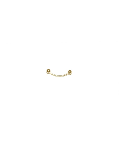 MORPH(モルフ)の「MORPH モルフ バナナバーベル ボディーピアス 18ゲージ 6mm~12mm(ピアス(片耳用)・メンズ・ゴールド・10/12/6/8)」の2枚目の写真