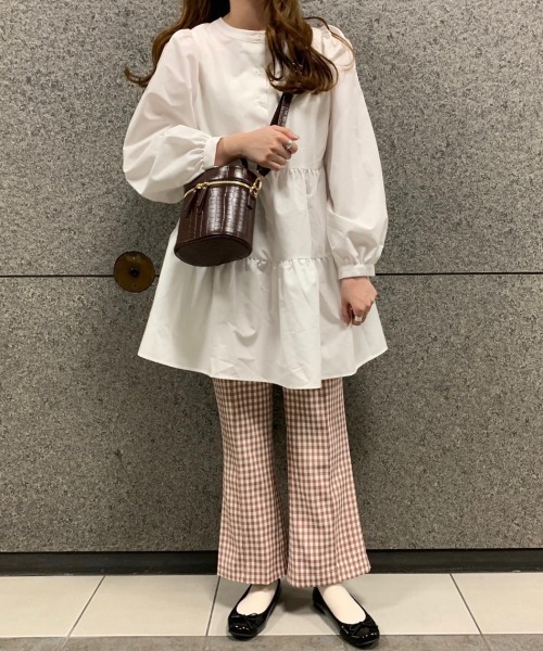 Heather（ヘザー）の「あいねねベストツキチュニック　919063（チュニック・レディース・ピンクベージュ/ブラウン/アイボリー・FREE）」の12枚目の写真