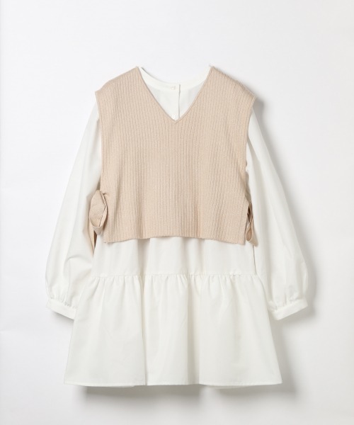 Heather（ヘザー）の「あいねねベストツキチュニック　919063（チュニック・レディース・ピンクベージュ/ブラウン/アイボリー・FREE）」の20枚目の写真