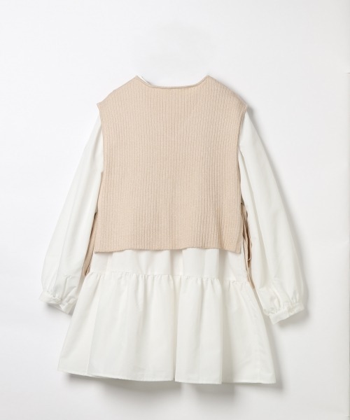 Heather（ヘザー）の「あいねねベストツキチュニック　919063（チュニック・レディース・ピンクベージュ/ブラウン/アイボリー・FREE）」の11枚目の写真