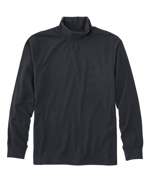 L.L.Bean（エルエルビーン）の「ケアフリー・アンシュリンカブル・タートルネック ジャパン・フィット（Tシャツ/カットソー・メンズ・ヘザーチャコール/ネイビー/ブラック/ホワイト・SMALL/X-LARGE/LARGE/MEDIUM/XX-LARGE）」の6枚目の写真