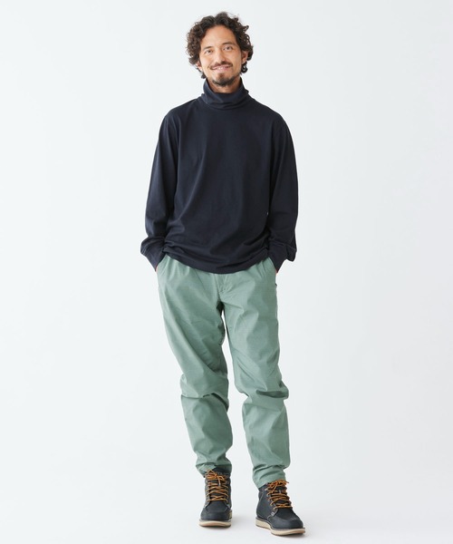 L.L.Bean（エルエルビーン）の「ケアフリー・アンシュリンカブル・タートルネック ジャパン・フィット（Tシャツ/カットソー・メンズ・ヘザーチャコール/ネイビー/ブラック/ホワイト・SMALL/X-LARGE/LARGE/MEDIUM/XX-LARGE）」の7枚目の写真