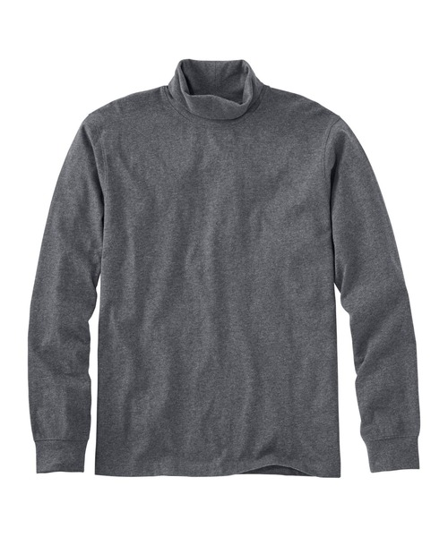 L.L.Bean（エルエルビーン）の「ケアフリー・アンシュリンカブル・タートルネック ジャパン・フィット（Tシャツ/カットソー・メンズ・ヘザーチャコール/ネイビー/ブラック/ホワイト・SMALL/X-LARGE/LARGE/MEDIUM/XX-LARGE）」の10枚目の写真