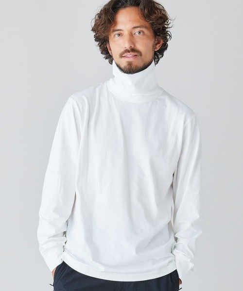 L.L.Bean（エルエルビーン）の「ケアフリー・アンシュリンカブル・タートルネック ジャパン・フィット（Tシャツ/カットソー・メンズ・ヘザーチャコール/ネイビー/ブラック/ホワイト・SMALL/X-LARGE/LARGE/MEDIUM/XX-LARGE）」の12枚目の写真