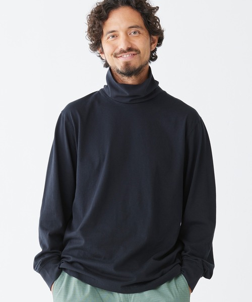 L.L.Bean（エルエルビーン）の「ケアフリー・アンシュリンカブル・タートルネック ジャパン・フィット（Tシャツ/カットソー・メンズ・ヘザーチャコール/ネイビー/ブラック/ホワイト・SMALL/X-LARGE/LARGE/MEDIUM/XX-LARGE）」の15枚目の写真