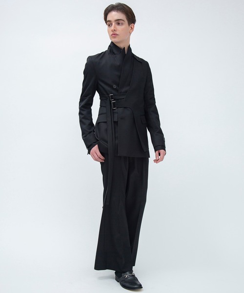 F（エフ）（エフ）の「【F】DESIGHN LAYERED VEST（ベスト・メンズ・ブラック・1/2）」の4枚目の写真