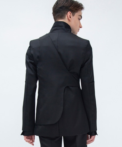 F（エフ）（エフ）の「【F】DESIGHN LAYERED VEST（ベスト・メンズ・ブラック・1/2）」の3枚目の写真