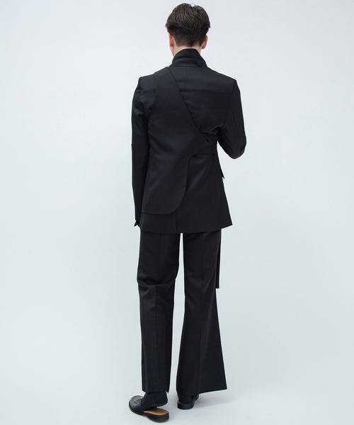 F（エフ）（エフ）の「【F】DESIGHN LAYERED VEST（ベスト・メンズ・ブラック・1/2）」の6枚目の写真