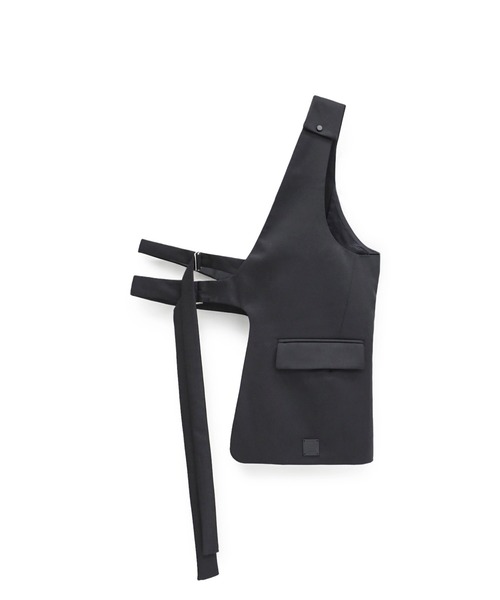 F（エフ）（エフ）の「【F】DESIGHN LAYERED VEST（ベスト・メンズ・ブラック・1/2）」の5枚目の写真