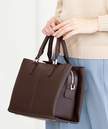 MK MICHEL KLEIN | ショルダー付きマグネットハンドバッグ(トートバッグ)