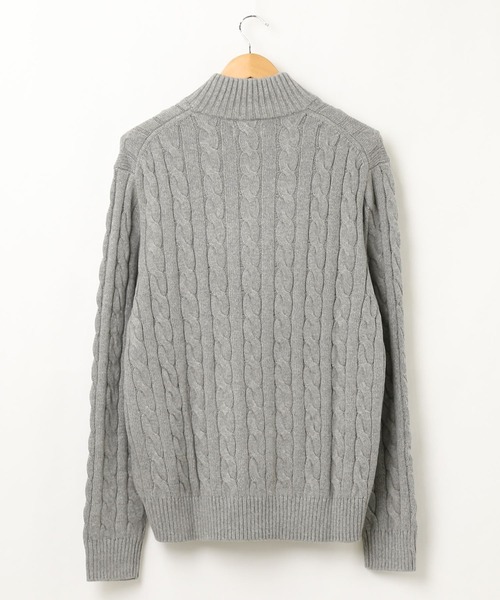 POLO RALPH LAUREN(ポロ ラルフ ローレン)の「ケーブルニット コットン セーター(ニット/セーター・メンズ・グレー系・SMALL/MEDIUM/LARGE/X-LARGE/XX-LARGE/X-SMALL)」の6枚目の写真