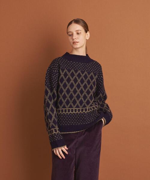＜Steven Alan＞ジャカード プルオーバー ニット Steven Alan（スティーブンアラン）の「＜Steven Alan＞コード