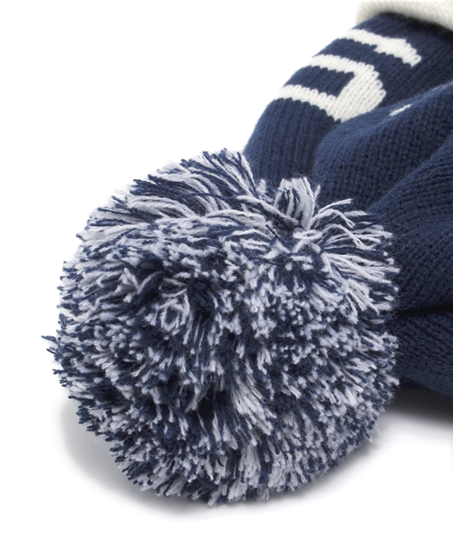 Khaju（カージュ）の「INFIELDER DESIGN:ニットキャップUSA（ニットキャップ/ビーニー・レディース・ネイビー・ONE SIZE）」の2枚目の写真