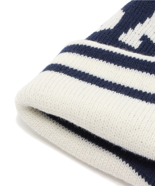 Khaju（カージュ）の「INFIELDER DESIGN:ニットキャップUSA（ニットキャップ/ビーニー・レディース・ネイビー・ONE SIZE）」の3枚目の写真