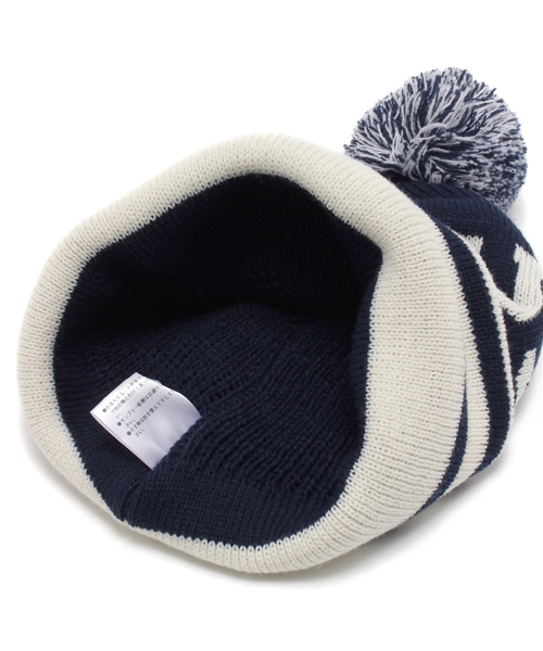 Khaju（カージュ）の「INFIELDER DESIGN:ニットキャップUSA（ニットキャップ/ビーニー・レディース・ネイビー・ONE SIZE）」の5枚目の写真