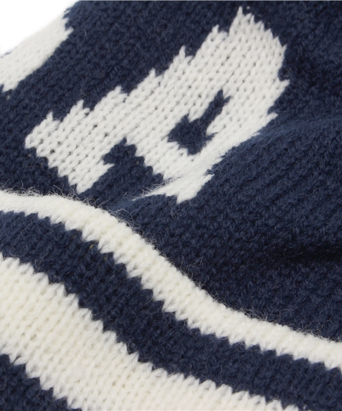 Khaju（カージュ）の「INFIELDER DESIGN:ニットキャップUSA（ニットキャップ/ビーニー・レディース・ネイビー・ONE SIZE）」の6枚目の写真