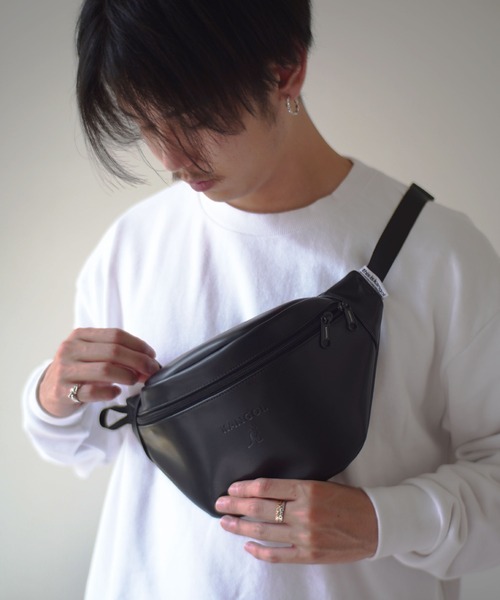 KANGOL（カンゴール）の「【 KANGOL / カンゴール 】 レザー調 ロゴ型