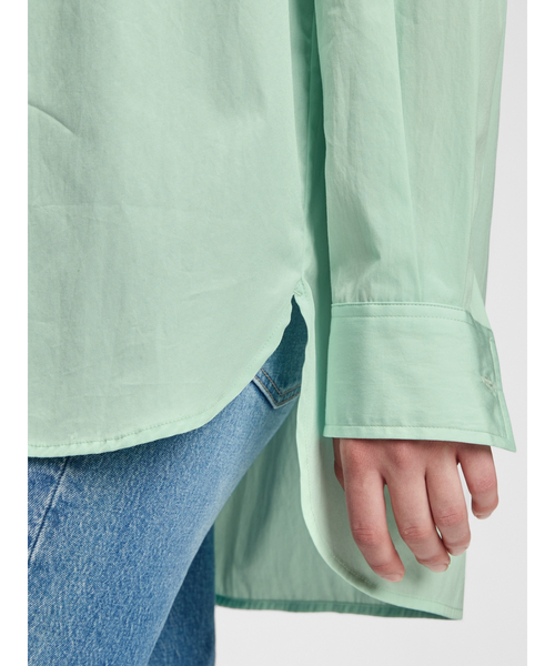 GAP（ギャップ）の「バンドカラーシャツ（シャツ/ブラウス・レディース・ミント/ベージュ/ホワイト・L/XS/M/XXS/S）」の5枚目の写真