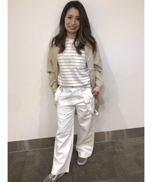 GAP（ギャップ）の「バンドカラーシャツ（シャツ/ブラウス・レディース・ミント/ベージュ/ホワイト・L/XS/M/XXS/S）」の8枚目の写真