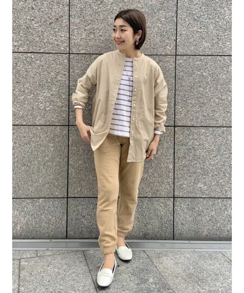GAP（ギャップ）の「バンドカラーシャツ（シャツ/ブラウス・レディース・ミント/ベージュ/ホワイト・L/XS/M/XXS/S）」の10枚目の写真