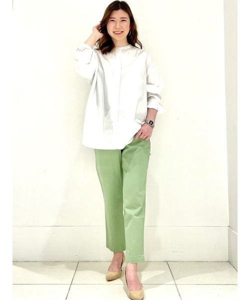 GAP（ギャップ）の「バンドカラーシャツ（シャツ/ブラウス・レディース・ミント/ベージュ/ホワイト・L/XS/M/XXS/S）」の12枚目の写真