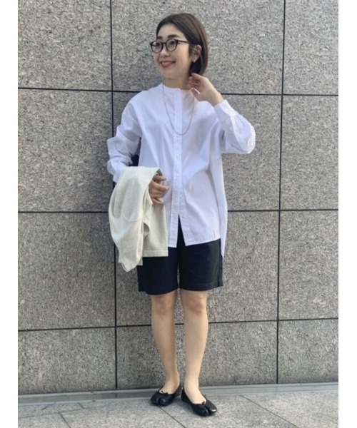 GAP（ギャップ）の「バンドカラーシャツ（シャツ/ブラウス・レディース・ミント/ベージュ/ホワイト・L/XS/M/XXS/S）」の16枚目の写真