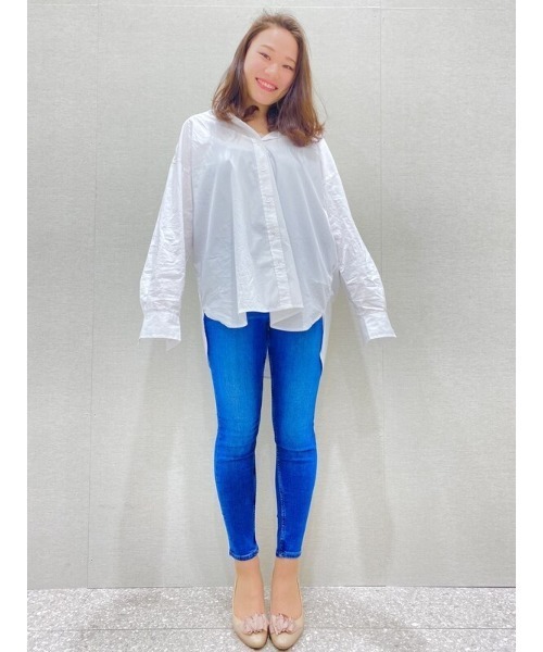 GAP（ギャップ）の「バンドカラーシャツ（シャツ/ブラウス・レディース・ミント/ベージュ/ホワイト・L/XS/M/XXS/S）」の19枚目の写真