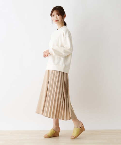 DRESKIP(ドレスキップ)の「◆やわらか素材まが~るサンダル(サンダル・レディース・ブラック/アイボリー/こしょう色系・35/45)」の10枚目の写真