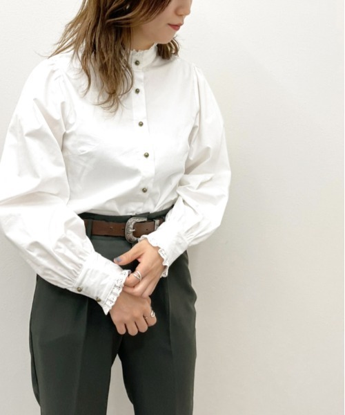 apres jour mignon（アプレジュールミニョン）の「アソートハイネックブラウス【ZOZOTOWN限定アイテム】（シャツ/ブラウス・レディース・アイボリー/ブラック/オフホワイト・フリー/X-LARGE）」の5枚目の写真