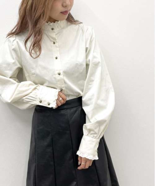 apres jour mignon（アプレジュールミニョン）の「アソートハイネックブラウス【ZOZOTOWN限定アイテム】（シャツ/ブラウス・レディース・アイボリー/ブラック/オフホワイト・フリー/X-LARGE）」の10枚目の写真