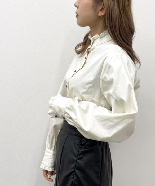 apres jour mignon（アプレジュールミニョン）の「アソートハイネックブラウス【ZOZOTOWN限定アイテム】（シャツ/ブラウス・レディース・アイボリー/ブラック/オフホワイト・フリー/X-LARGE）」の13枚目の写真